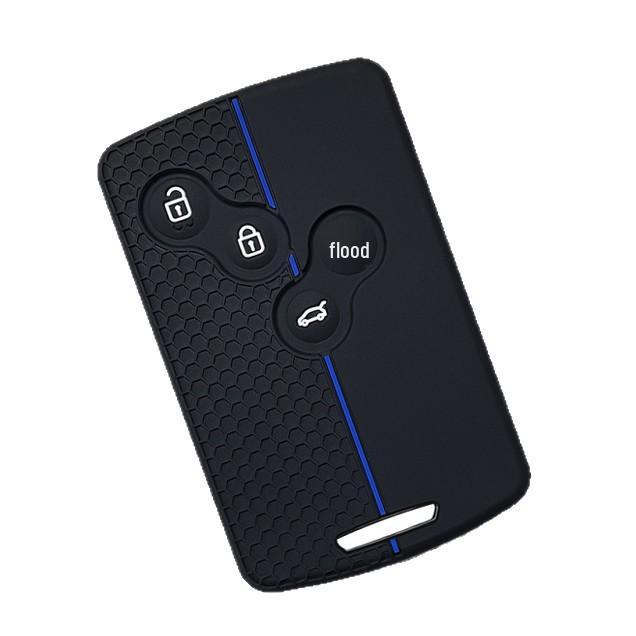 Renault Kadjar/Koleos Silicone Car Key Cover with Honeycomb Design