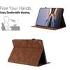 Tablet Case For iPad 9.7-inch (2018)/(2017)/Air 2/Air (2013) Card Holder Stand Butterfly Floral Imprinted Leather Cover