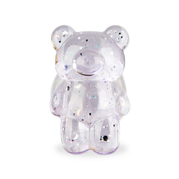 

J.Cara Glitter Bear Smart Talk Cell Phone Holder, 4. Purple Glitter, 1 pc.