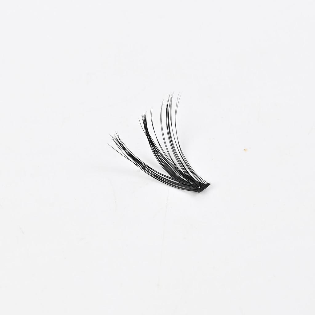 1 Stk. DIY Selbstverpflanzung Europäische und Amerikanische 40D Segmentierte Dicke und Geschwungene Wimpern Set