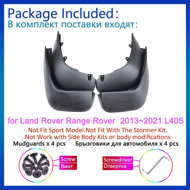 For Land Rover Range Rover L405 2013 2014 2015 2016 2017 2018    Mud Flap Mudguard Fenders Splash Guards Accessories