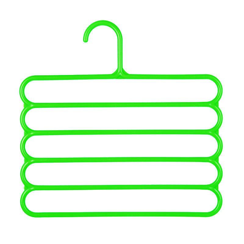 Five-Layer Multifunctional Hanging Rack for Pants, Silk Scarves, and Ties