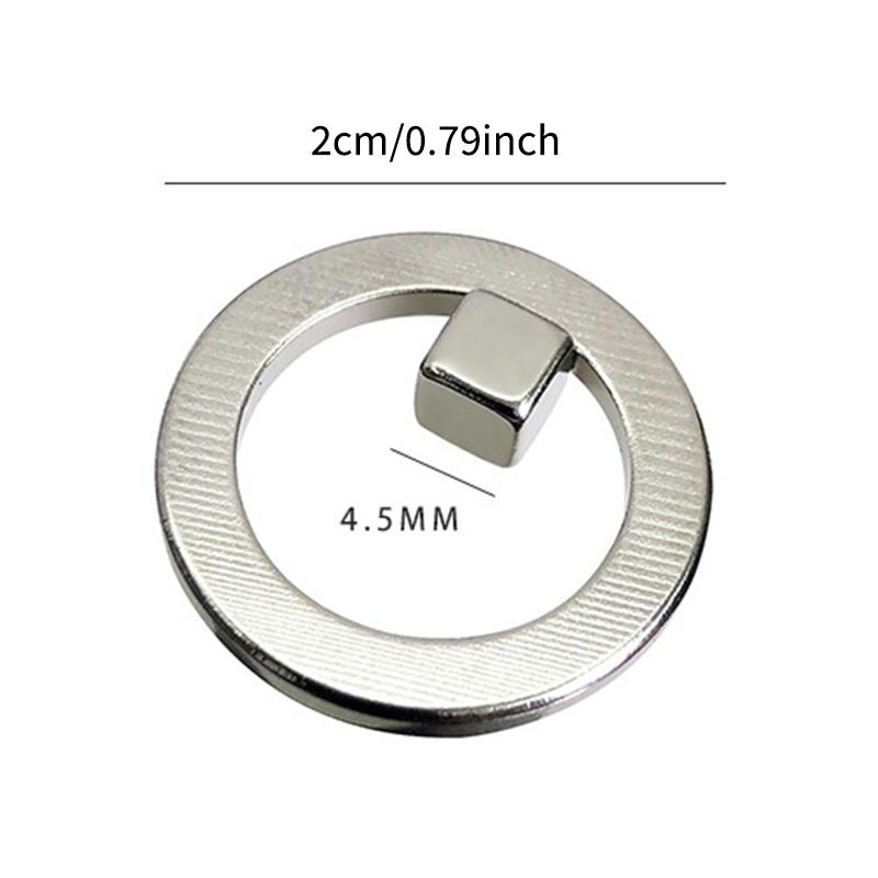 Black Hole Cat Eye Nail Magnet – Hollow Ring Design for Magnetic Gel Polish, Creates 3D Suction Effect, Manicure Tool for Cat Ey