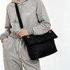 New folding bucket bag, casual messenger bag, portable shoulder small bag, simple and versatile foreign gas bag