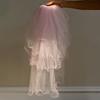 Multilayer Wedding Veil for Bride Bachelorette Party Veil Ruffle Trim Veil for Engagement Event and Formal Gathering