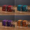 Treasure Chest Jewelry Box Solid Wood Vintage Design Handmade for Women Trinket Box Photo Props Storage Box Decorative Trunk