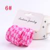 6Pcs/Set High Elasticity Printed Scrunchie Women Girls Children Elastic Hair Rubber Bands Accessories Tie Hair Rope Ring Holder