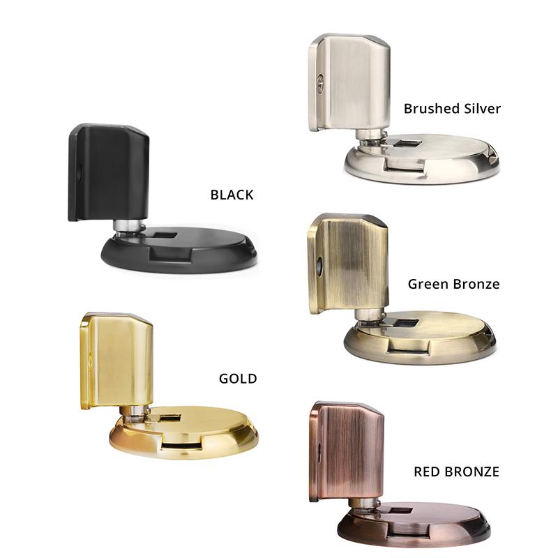 KAK Heavy Duty Magnetic Door Stopper Mechanical Door Stop Adjustable Door Holder Non-punch Sticker Furniture Door Hardware