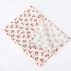 Cotton Swaddle Blanket Baby Blanket Floral Print Muslin Diaper Swaddle New Born Crinkle Fabric Baby Born Stroller Cover
