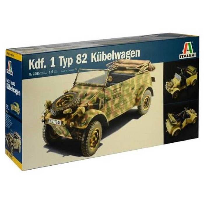 Arborescence Italeri - Kdf Auto Modelbouwkit. 1 Type 82 Kübelwagen |italeri|7405| 1, 9 Model Tank Promo - Ref , 8739