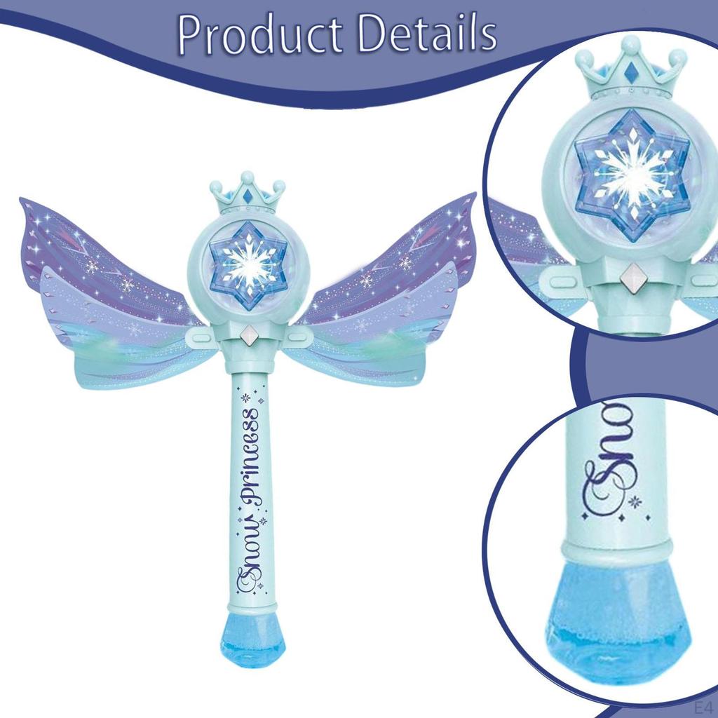 Bubbles Machine Maker Lighting up Garden Birthdays Gift Portable