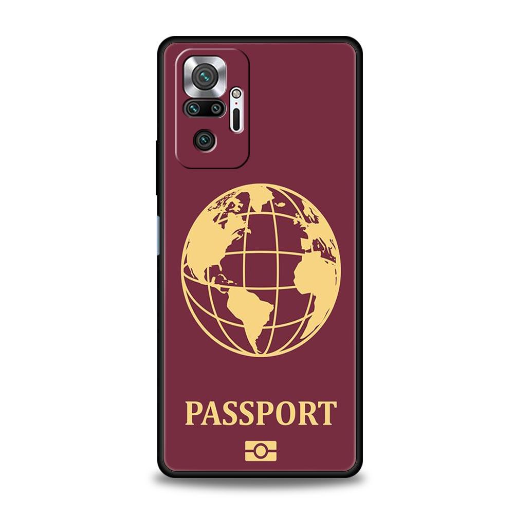 

Phone Case For Xiaomi Redmi Note 14 13 12 5G 11 10 Pro Plus 4G 9S 9 14C 13C 12C 10C 9C 9A Soft TPU Cover Mexico Passport Redmi Note 14 5G