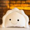 Dumpling Shape Plush Toy Cute Decorative Pillow Soft Stuffed Doll High-Elastic PP Cotton