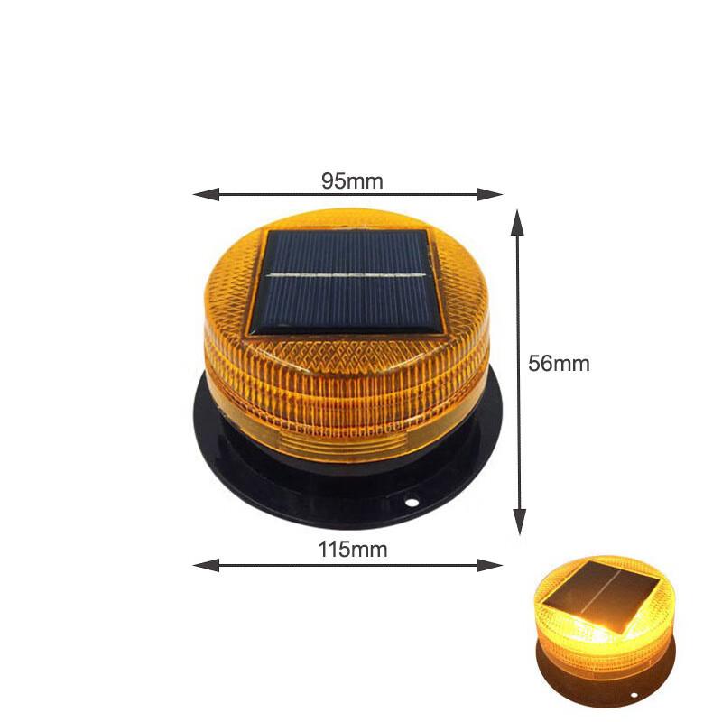 Anluoda Portable Solar LED Magnetic Warning Strobe Light
