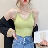Lace Lace V-neck Camisole Vest Women's Slim Fit Elastic Sleeveless Top Inner T-shirt Base Shirt Beautiful Back