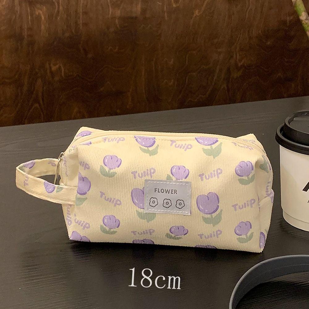 Multi-functional Pen Bag INS Style Toiletry Bag Stationery Storage Pouch Office School Supplies