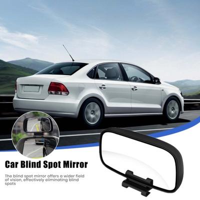 Car Side Rearview Mirror Blind Spot Mirror Adjustable Angle Universal Simple Installation Reversing Wide-angle Auxiliary