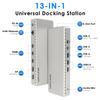 WAVLINK Triple Universal Docking Station Conversion Up to 100W Power Supply 3 HDMI 2 DP Thunderbolt Support Compatible with MacBooks
