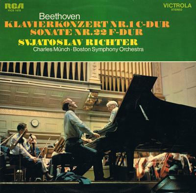 LP Record BEETHOVEN, SVJATOSLAV RICHTER, CHAR - Klavierkonzert Nr. 1 C-dur, Op. 15  VICS1478 RCA Victrola Germany Classical Used