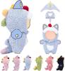 Ruokey Plush Clothes, Outfit Only, 15cm17cm Plush Doll Clothes, Doll Clothes, Plush Doll Dress-Up, Cute Costume, DIY Accessories, Doll Suit,