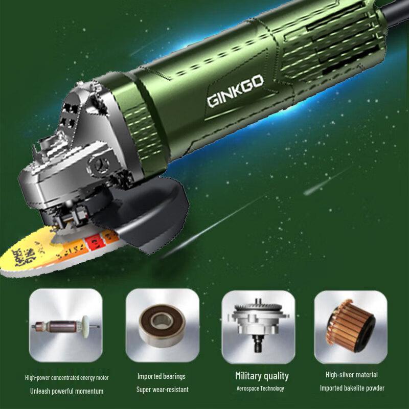 Jinkewoo G1008T 1300W Variable Speed Angle Grinder CN plug (adapter included)