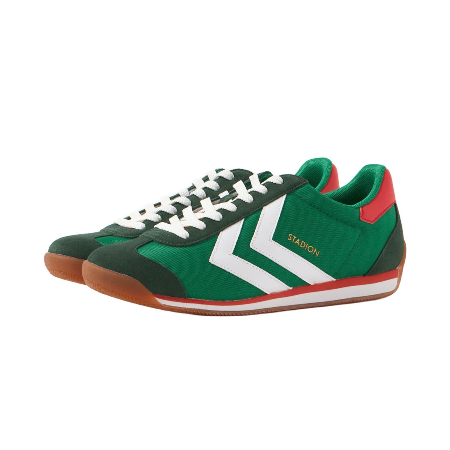 

Hummel STADION NYLON Size cm GREEN/WHITE (6132) Sneakers, 28.0