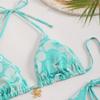 2025 Euro-American New Style Lace-Up Backless Sexy Split Bikini Swimsuit for Women