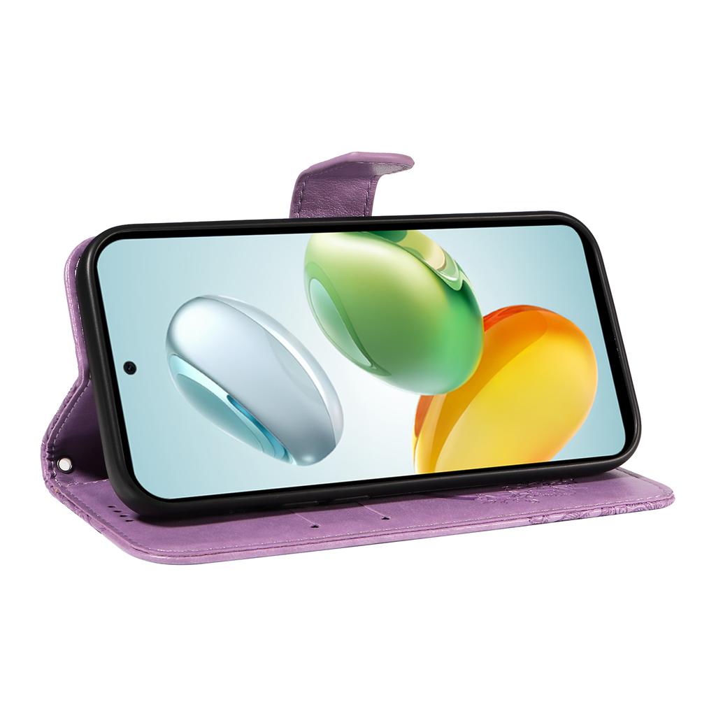 For Honor Play 60 Plus 5G/Play 9T/X7c 4G/200 Smart 5G Case Butterfly Pattern Leather Wallet Flip Phone Cover