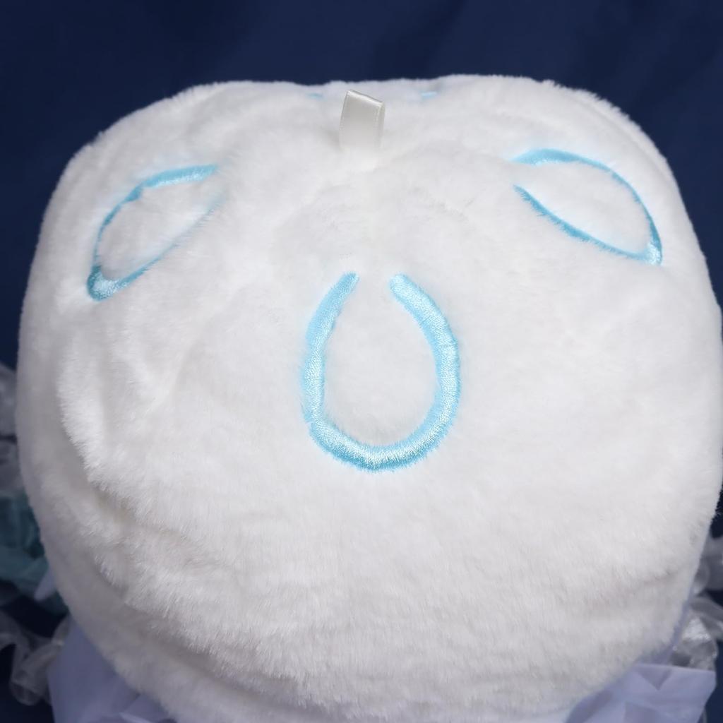 Takeoff Plush Toy Sweet Jelly (Jellyfish) M White & Blue