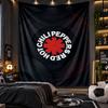Wandbehang Wandteppich Red Hot Chili Peppers Druckstoff für Wohnzimmer Schlafzimmer Heimdekoration
