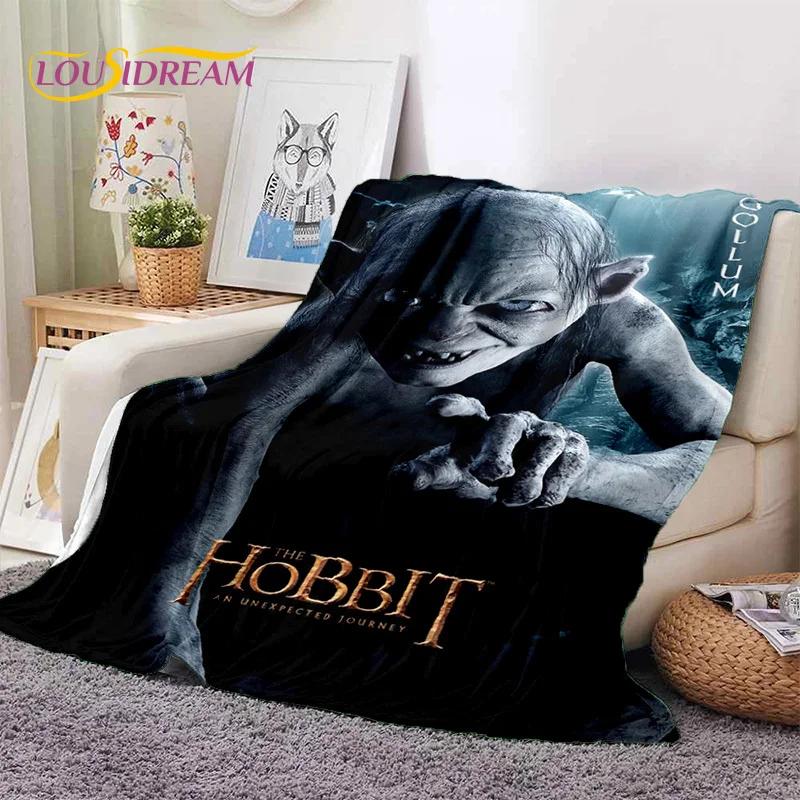 L-Lord of The Rings H-Hobbit Movie Soft Flannel Blanket for Beds Bedroom Sofa Picnic,Throw Blanket for Outdoor Leisure Nap Gift