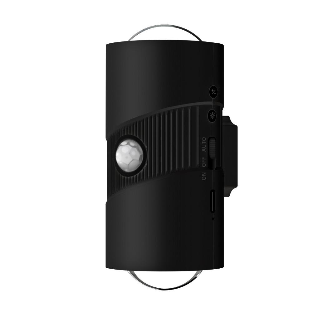 Colorful Gradient Motion Sensor Night Light Magnetic Mounting Rechargeable LED Wall Light Up Down Lighting Human Body Induction