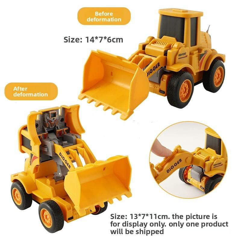 Childrens Inertia Collision Deformation Construction Vehicle Toy For Boys Educational Play