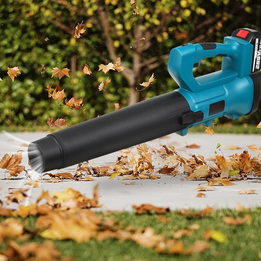 288VF 18000RPM Cordless Air Blower Electric Vacuum Cleaning Leaf Blower EU Plug Computer Dust Collector 66 x 13 x 34cm
