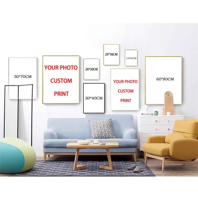 

Настраиваемые милые животные голова панды Орел Лев скандинавское настенное искусство детская комната акварель Фэнтези постер с животными холст живопись 21x30cm No Framed