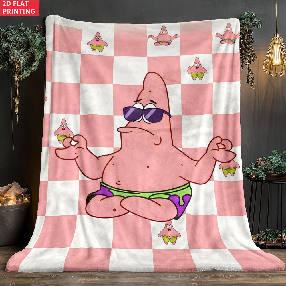 Meditation Scene thin Flannel Blanket for Bedroom,Living Rooms,Sofas Blankets,Lunch Breaks,Picnic,blankets fluffy blanket