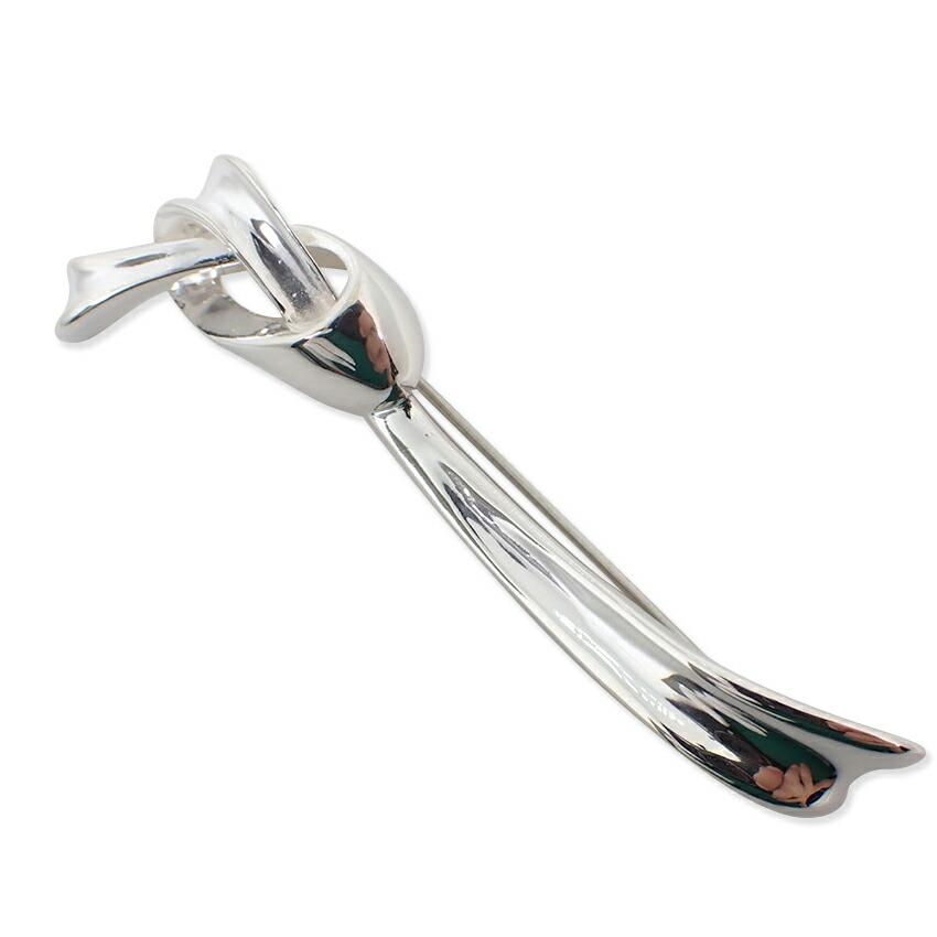 

[Used] TIFFANY/Tiffany 925 Ribbon Brooch/j50-4