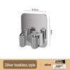 Stainless Steel No-Drill Multi-Function Wall-Mounted Mop and Broom Rack