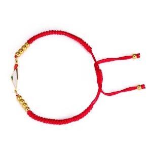 Jeshayuan Nuovi Braccialetti con Bandiera Mappa della Palestina per Donne Doppio Strato Ciondolo Mappa Paese Acciaio Inossidabile Braccialetto Corda per Coppia Regalo
