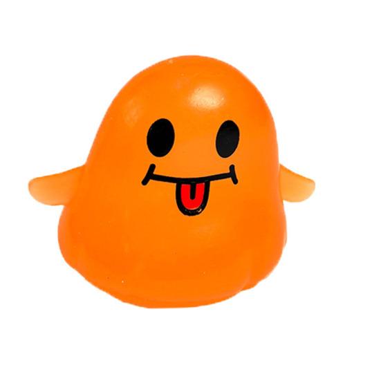 

Glitter Ghost Squeeze Toy Stress Relief Transparent Ghost Squeeze Toy Slow Rising Decompression Sensory Fidget Toy Halloween Party Favors