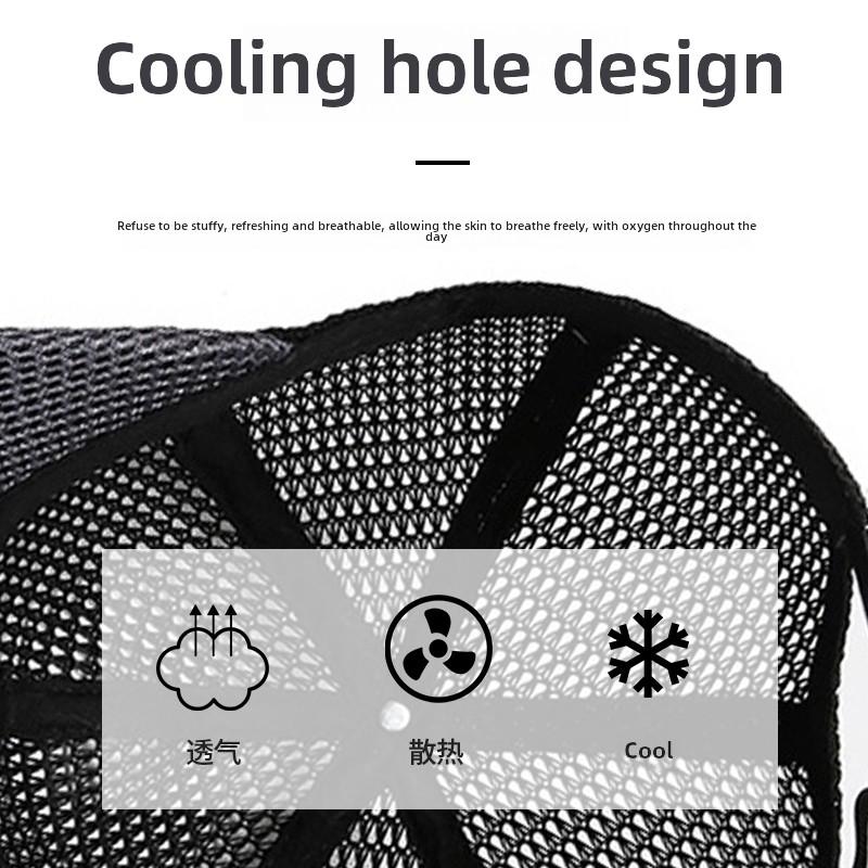 Summer Baseball Cap UV Protection Sun Visors Hat Breathable Mesh Outdoor Hiking Fishing Cap Adjustable Snapback Sun Cap Hat