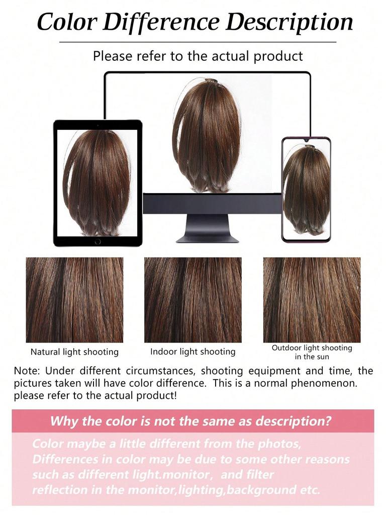 Synthetic Claw Clip Ponytail Extension 8-inch Short Curly Ponytail Hair Piece For Women's Daily Use