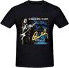 Men's Buddy Holly Story Original Custom T Shirts Design Round Neck Black