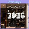 Christmas 2026 Deer Window Decals Pvc Snowflake Stickers Set For Holiday Decorations
