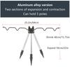 1Pc Telescopic Bracket Holder Sea Pole Support Frame 3-Fold Aluminum Alloy Fishing Rod Rest Base Load-Bearing Tripod Stand