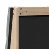 Upholstered Headboard Light Grey 100 cm Solid Pine Wood