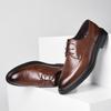 New Fashion Casual Men'S Shoes Low-Top Lace-Up Formal Business Leather Shoes One Shoe 3092-X