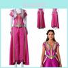 Enchanting Adult Aladdin Princess Jasmine Dress Cosplay Costume For Women