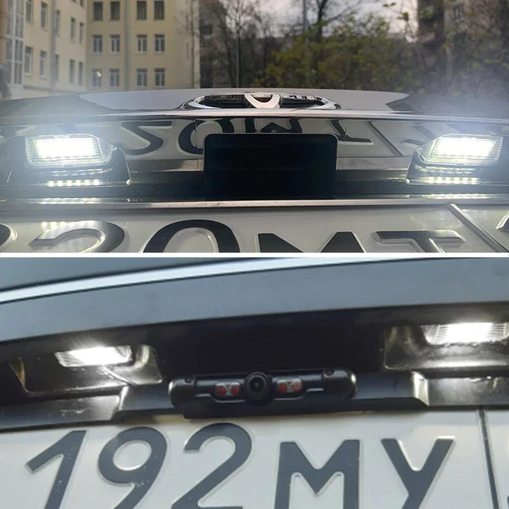 1/2 Stück Auto LED Kennzeichenleuchte Für Citroen C3 C4 C5 Berlingo Saxo Xsara Picasso Für Peugeot 206 207 306 307 308 5008