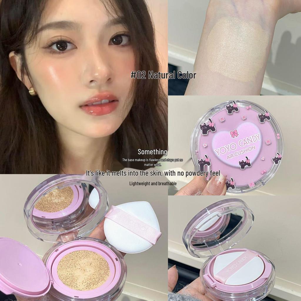 Hedvábně jemný lehký cushion make-up - Přirozené krytí a kontrola mastnoty